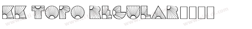 KK Topo Regular字体转换